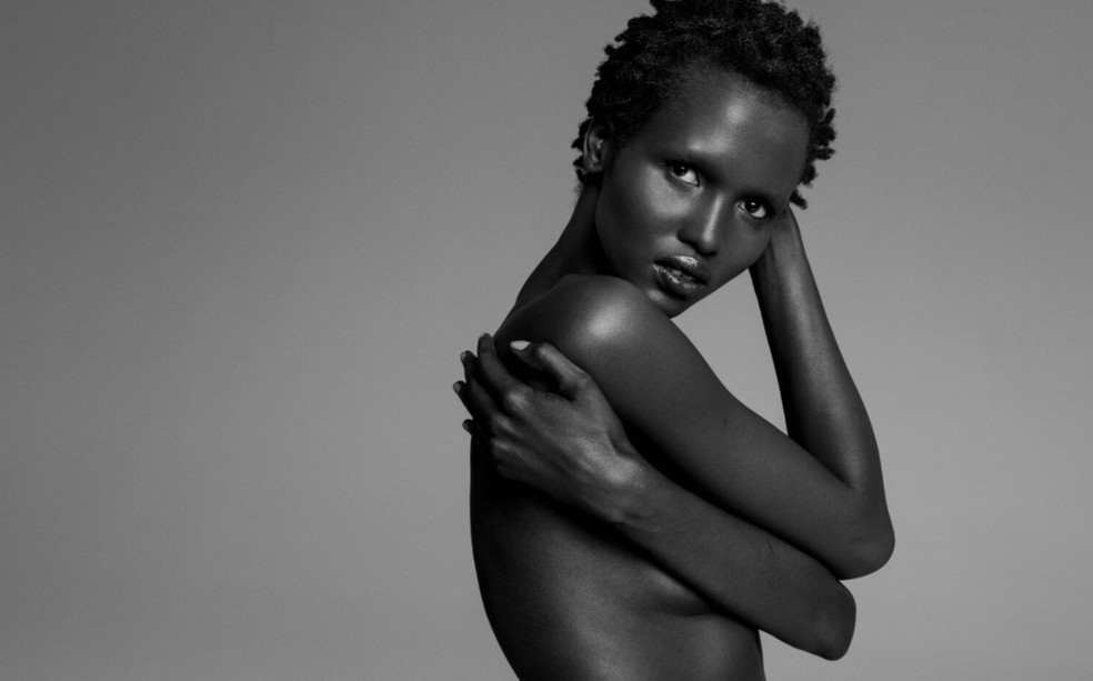Amar Akway para a campanha "I Only Wear M.A.C", primeira assinada por Formichetti — Foto: Divulgação