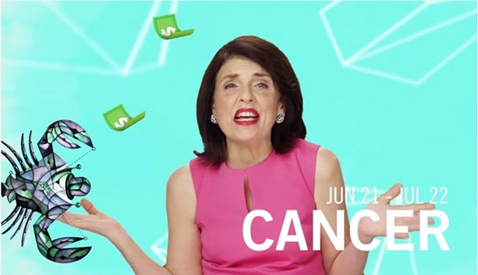 Susan Miller pra Glamour o ano de Câncer