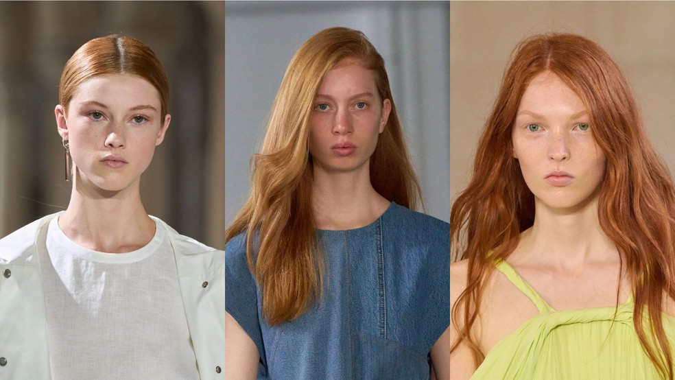 Cabelo cobre com nuances douradas — Foto: Spotlight
