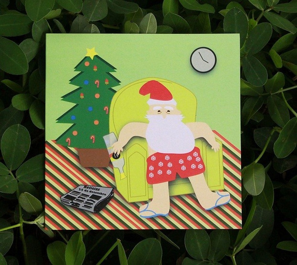 Cartão de Natal (Foto: Divulgação) — Foto: Glamour