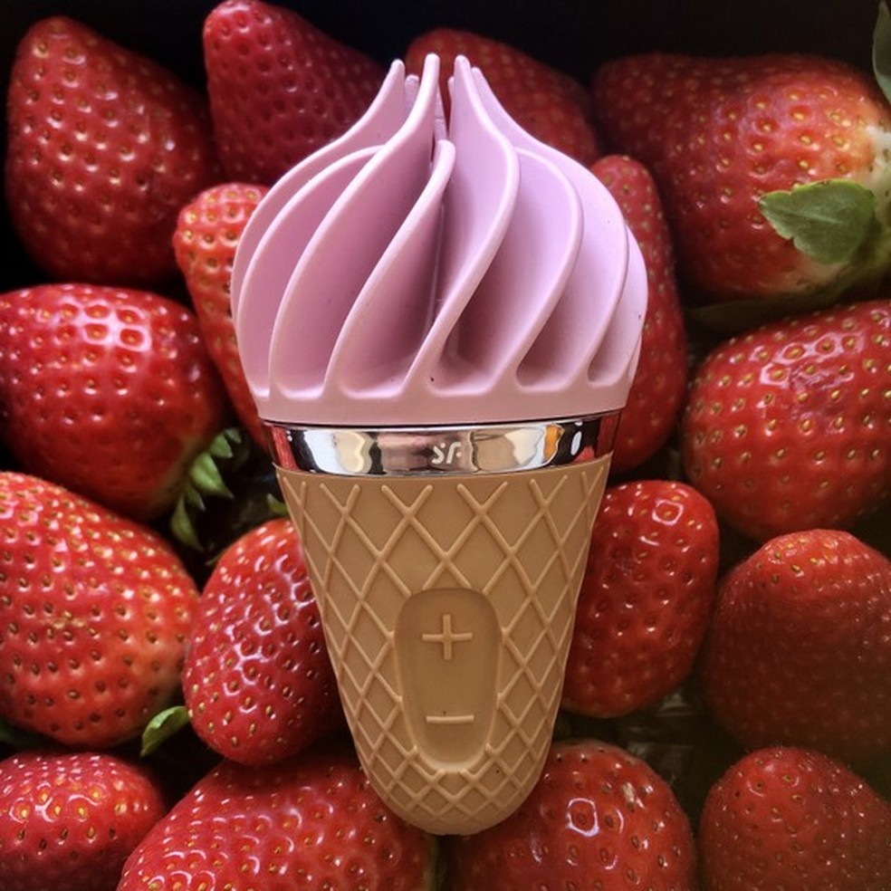 marca lança vibrador em forma de sorvete (Foto: Divulgação) — Foto: Glamour