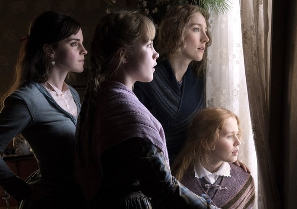 Emma Watson, Saoirse Ronan, Eliza Scanlen and Florence Pugh in Columbia Pictures’ LITTLE WOMEN. (Foto: Sony Pictures/Divulgação) — Foto: Glamour