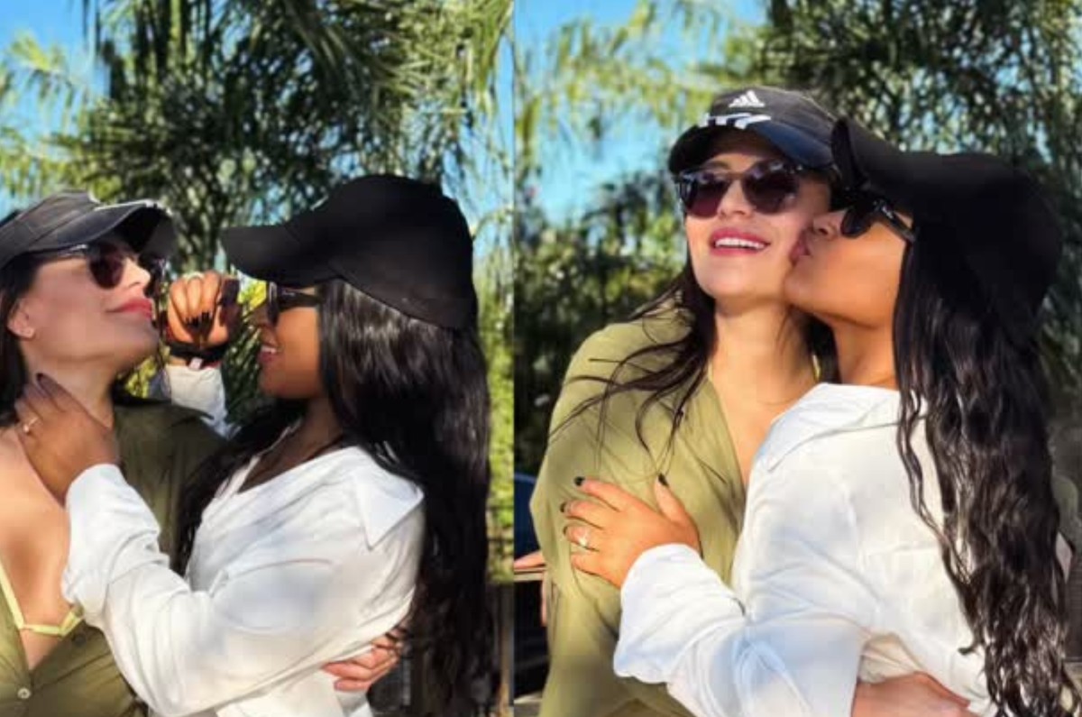Imagem ilustrativa sobre Rebeca Andrade em clima de romance? Foto com empresária gera especulação