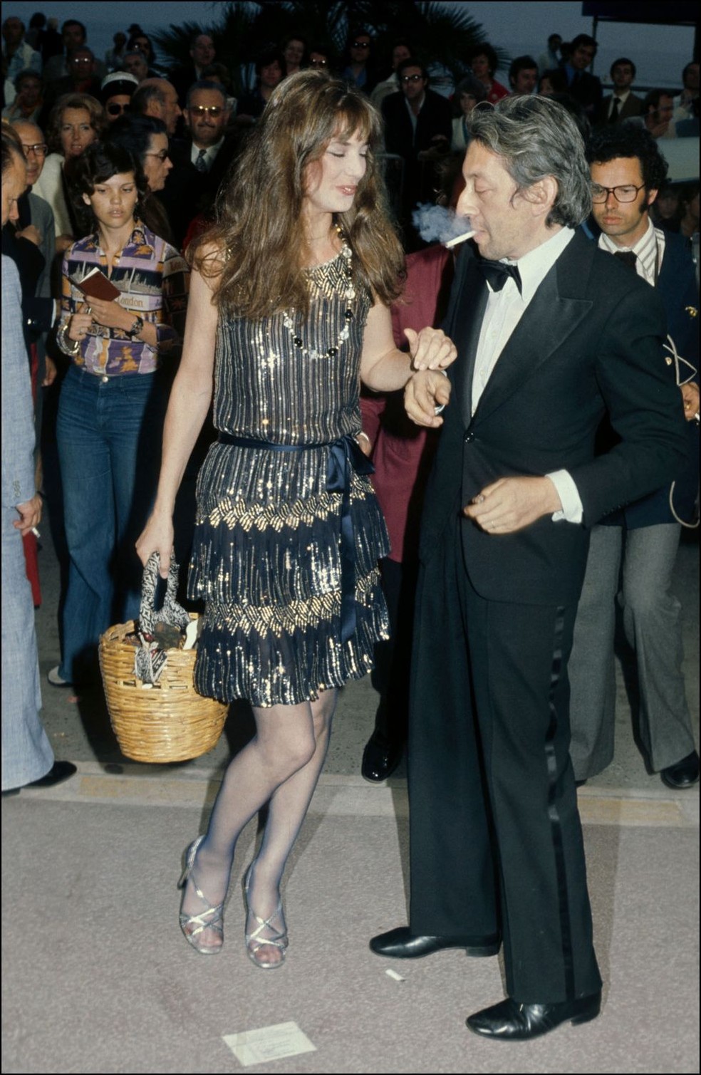 Jane Birkin e Serge Gainsbourg — Foto: glamour