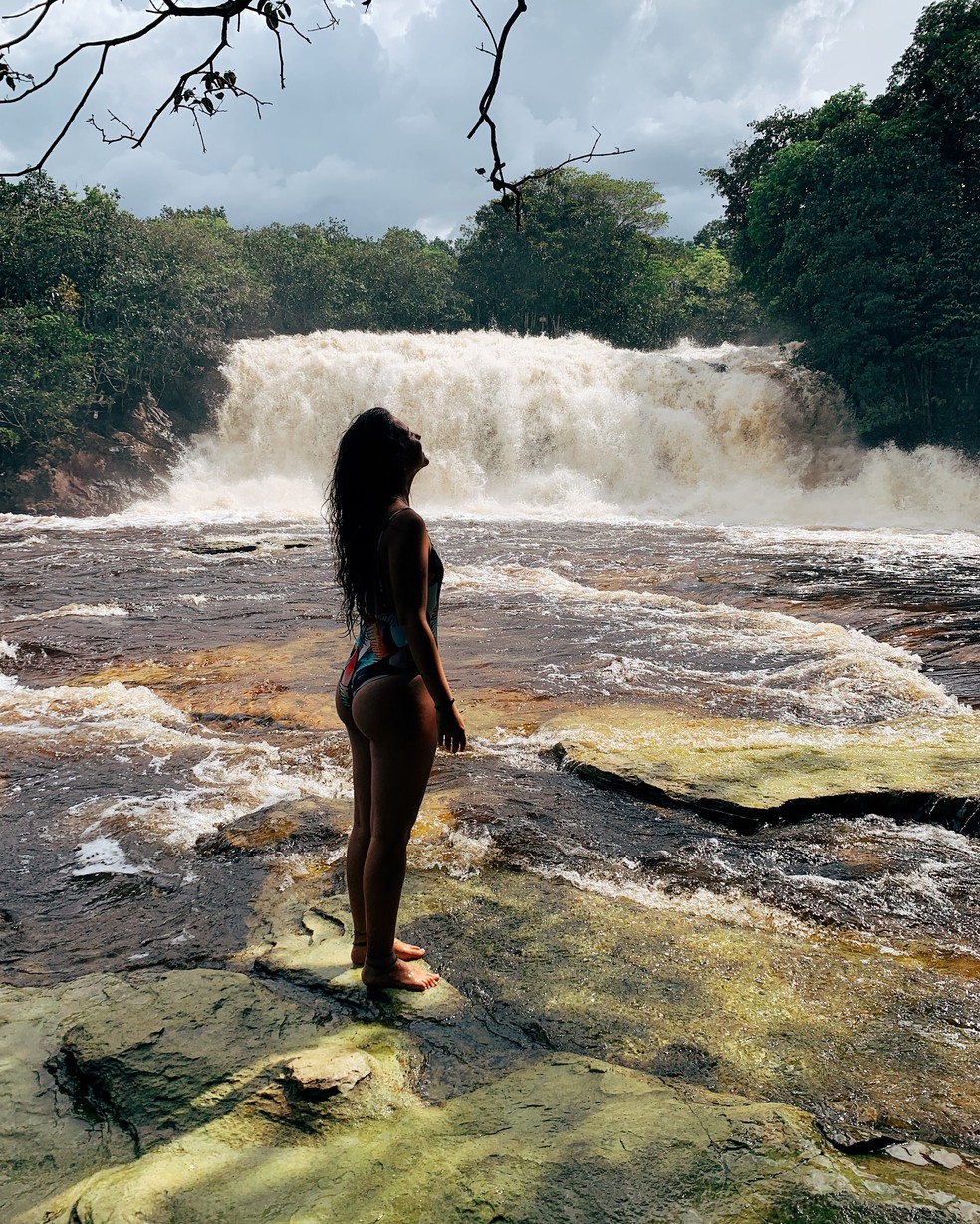 Cachoeira de Iracema, em Presidente Figueiredo — Foto: Malu Pinheiro