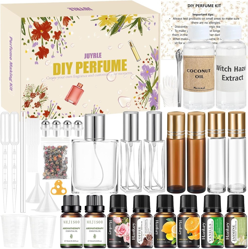 Kit de fabricação de perfume — Foto: Divulgação