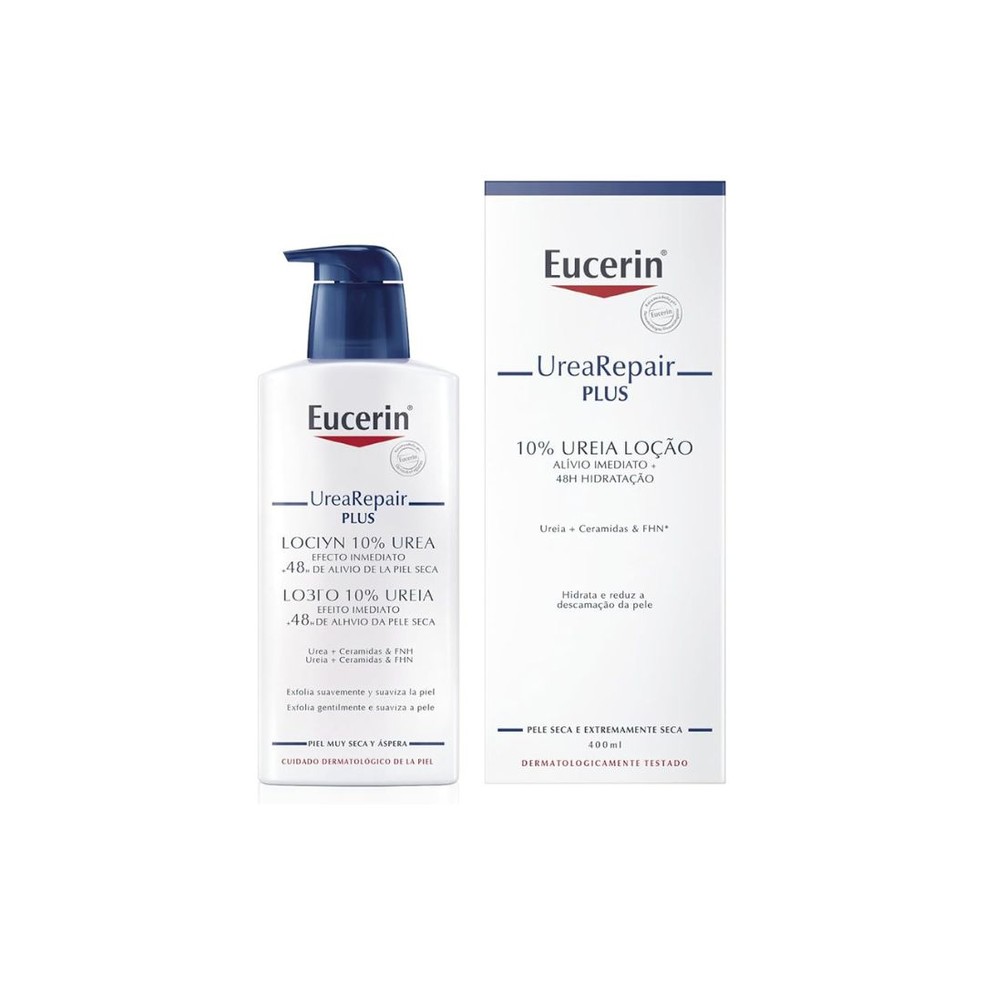 Loção Hidratante Eucerin UreaRepair — Foto: Reprodução