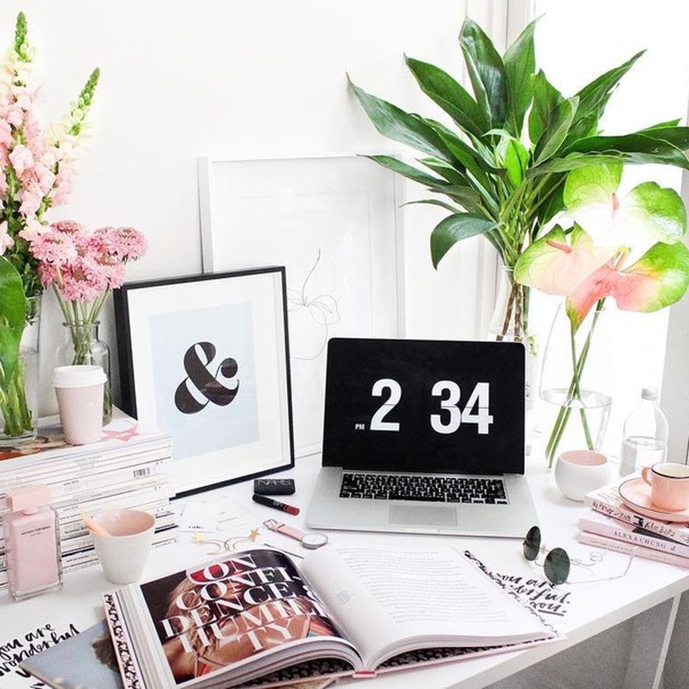 Home office (Foto: Instagram/Reprodução) — Foto: Glamour