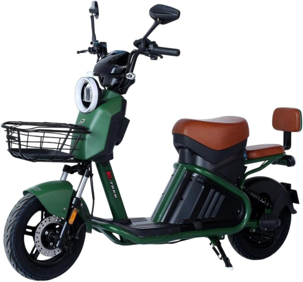 Bicicleta scooter elétrica — Foto: Divulgação