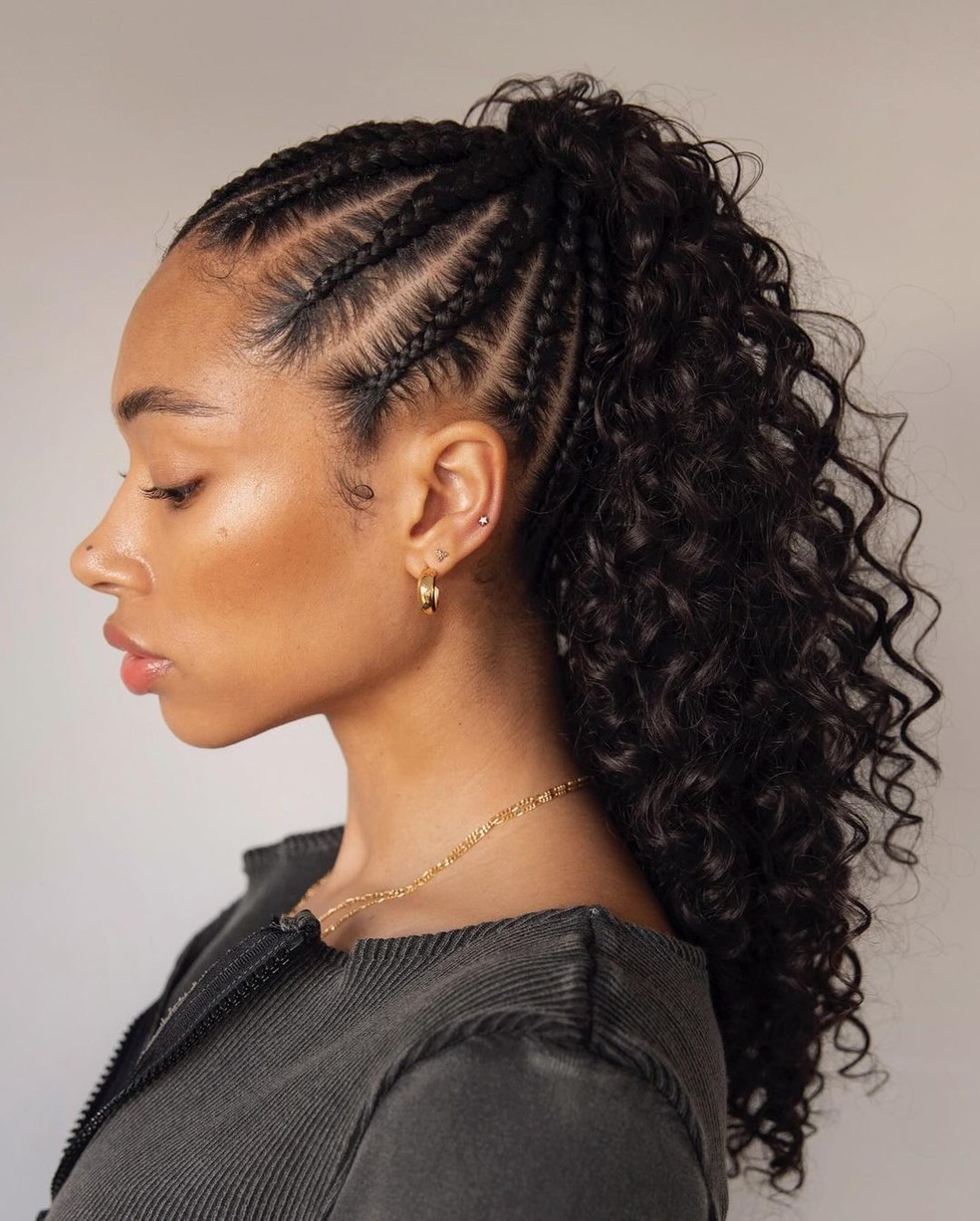 Carnaval 2025: ideias de penteado — Foto: Instagram @freshlenghts