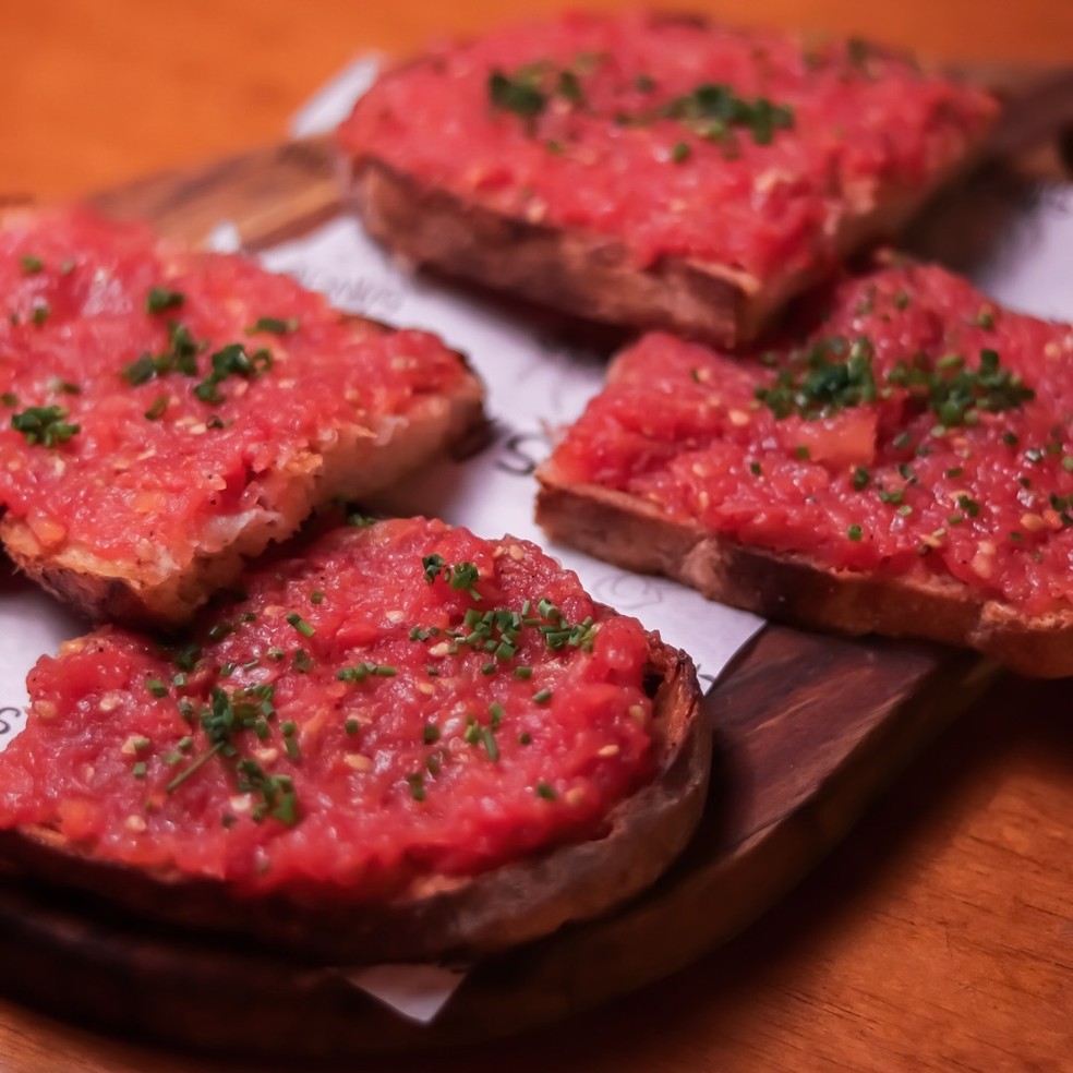 Pan com tomate — Foto: Bia Fortes
