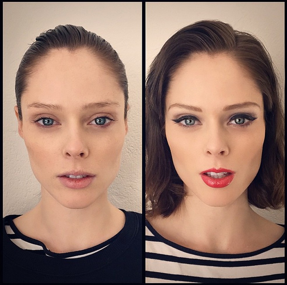 Coco Rocha e seu selfie glam (Foto: Reprodução/Instagram) — Foto: Glamour