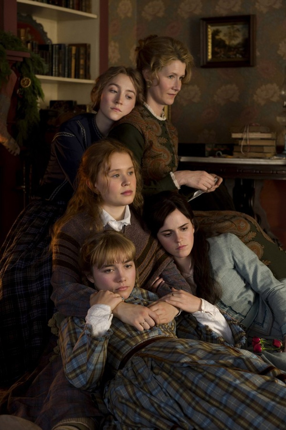Saoirse Ronan, Laura Dern, Eliza Scanlen, Florence Pugh and Emma Watson in Greta Gerwig's LITTLE WOMEN. (Foto: Sony Pictures/Divulgação) — Foto: Glamour