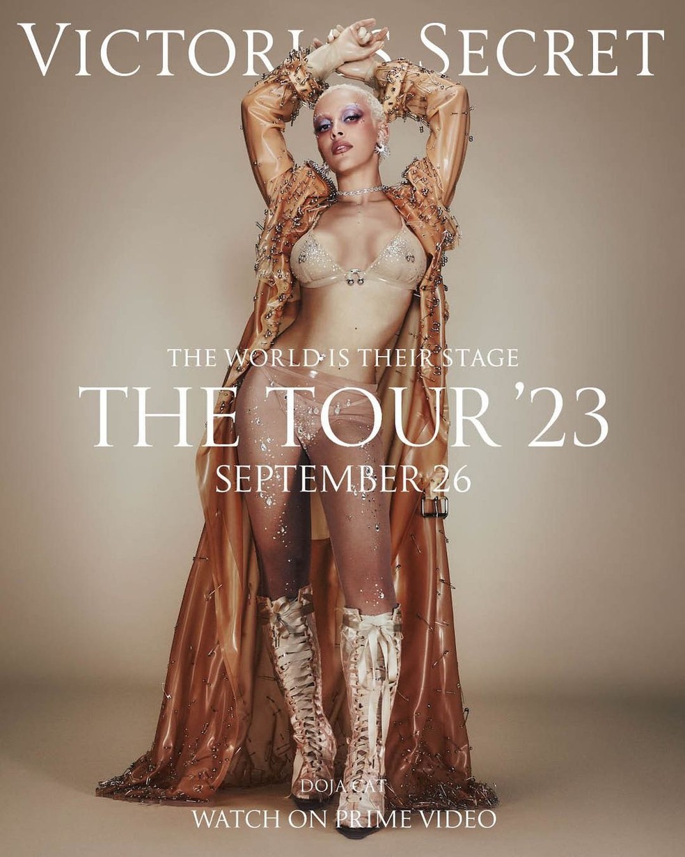 Doja Cat está confirmada como atração do The Tour 2023, o retorno do Victoria's Secret Fashion Show — Foto: Instagram