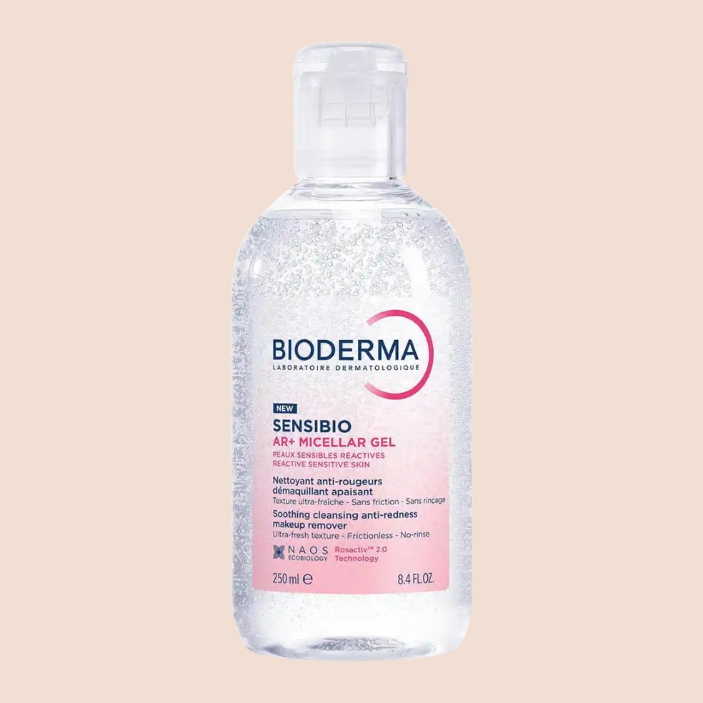Água Micelar em gel Sensibio AR+, Bioderma (R$ 125,90) — Foto: Divulgação