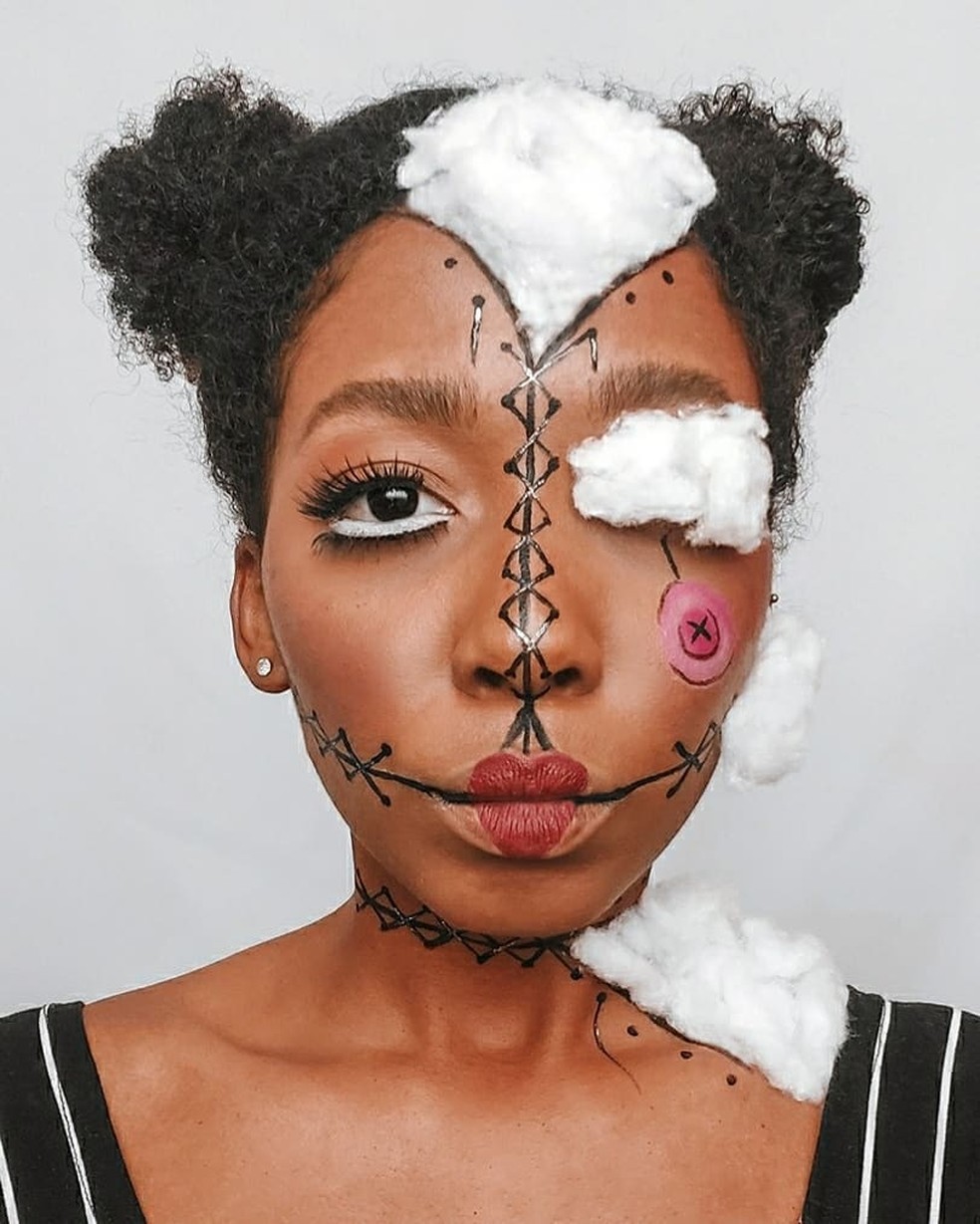 Maquiagem de Halloween simples - Beleza na Web