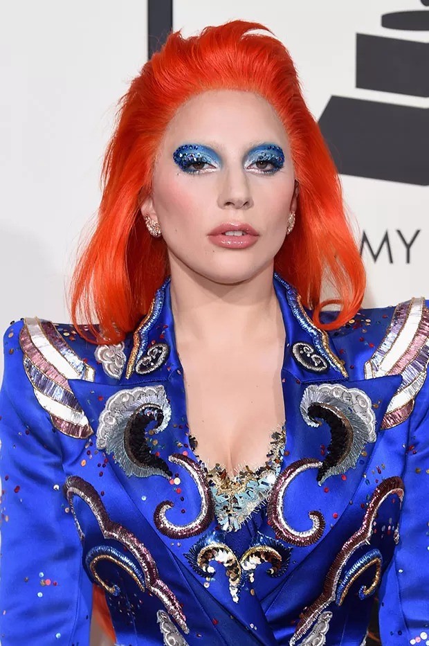 Lady Gaga no Grammy em 2016 — Foto: Getty Images