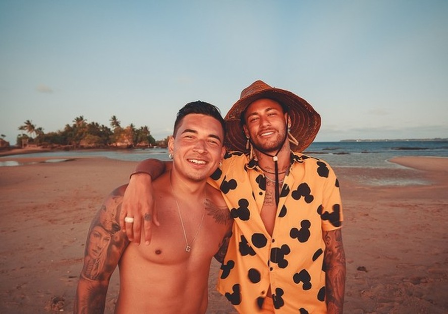 Gil Cebola e Neymar (Foto: Instagram/Reprodução)