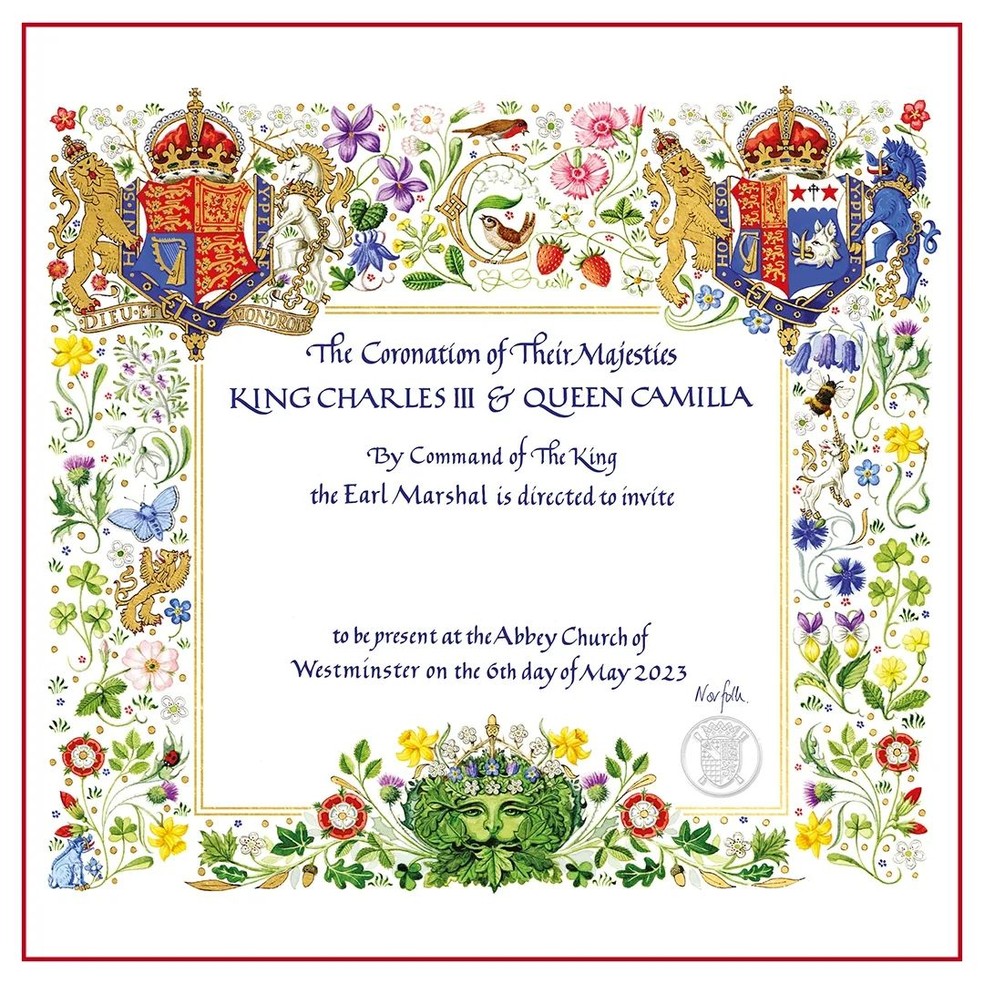Família Real: o que está por trás do convite para a coroação do Rei Charles?  — Foto: Instagram