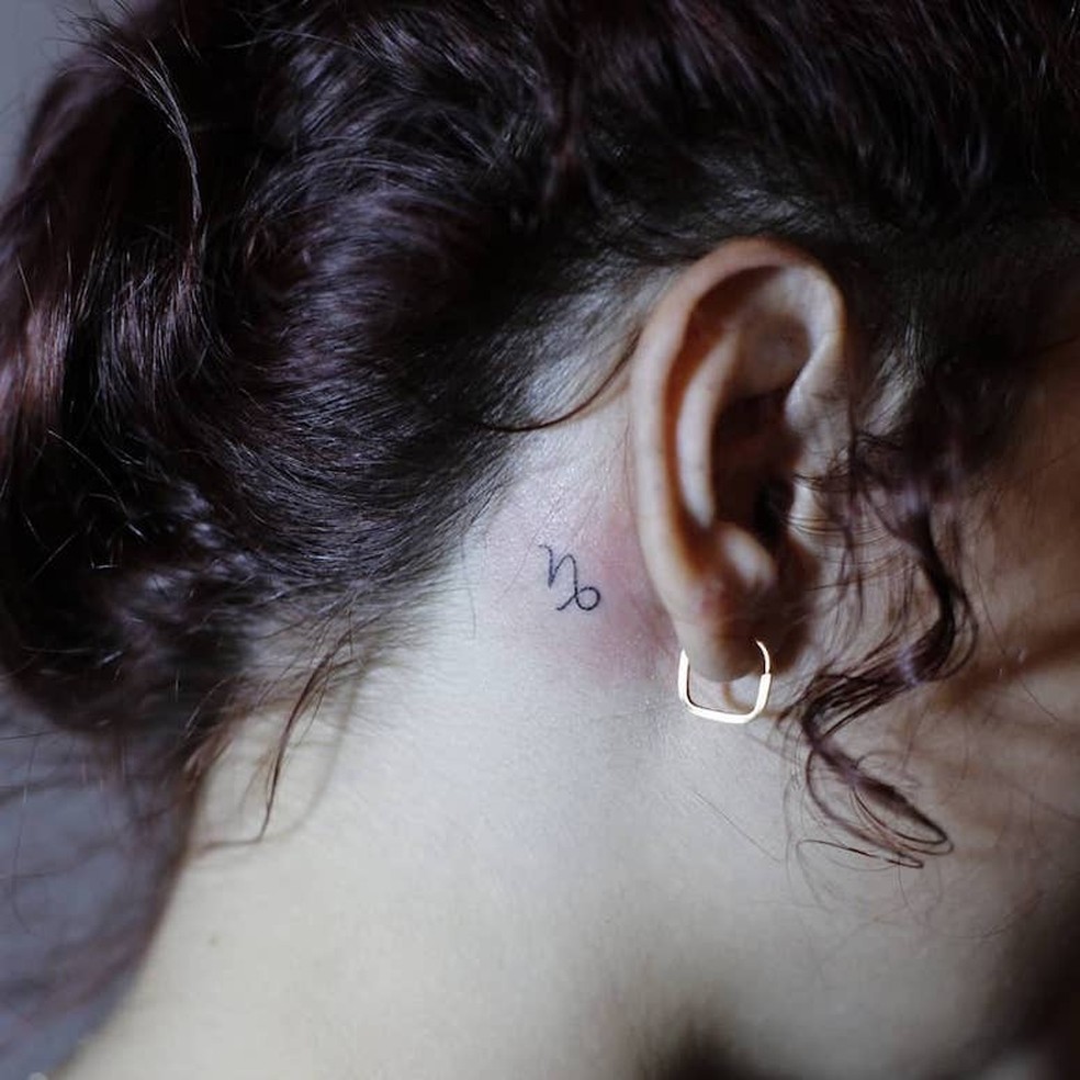 Tattoo de signo: capricórnio (Foto: Reprodução/Pinterest) — Foto: Glamour