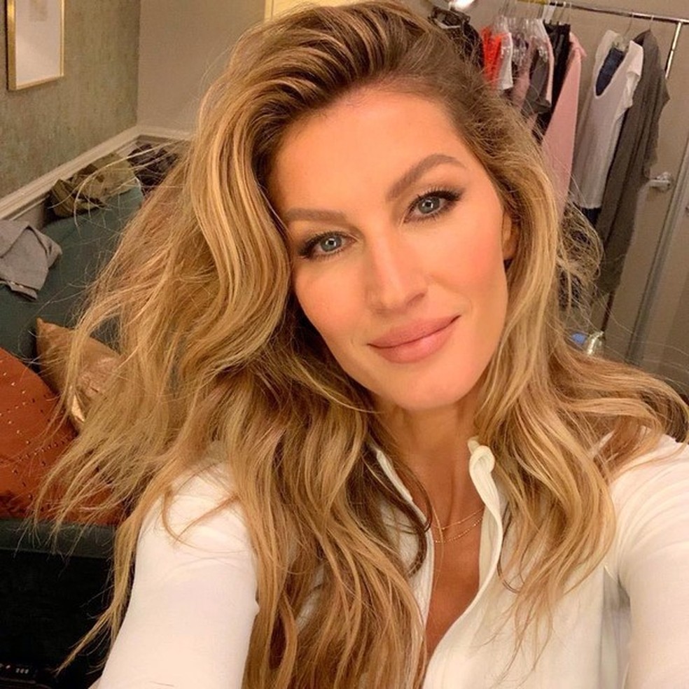 Gisele Búndchen e o famoso messy hair (Foto: Reprodução/Instagram) — Foto: Glamour