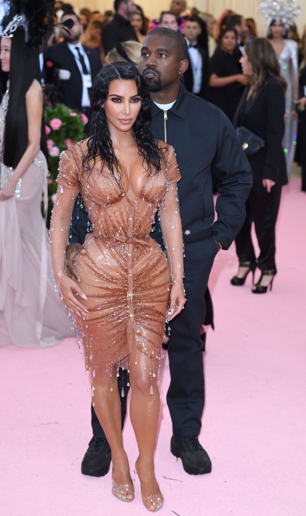 Kim Kardashian e Kanye West (Foto: Getty Images) — Foto: Glamour