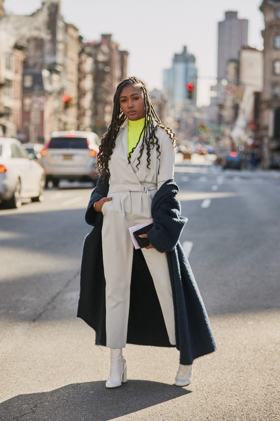 Turtleneck street style (Foto: Imaxtree) — Foto: Glamour