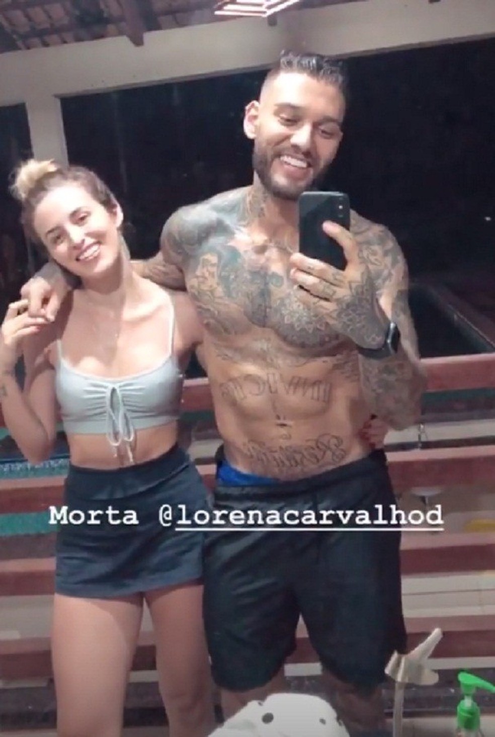 Lorena Carvalho e Lucas Lucco (Foto: Instagram/Reprodução) — Foto: Glamour