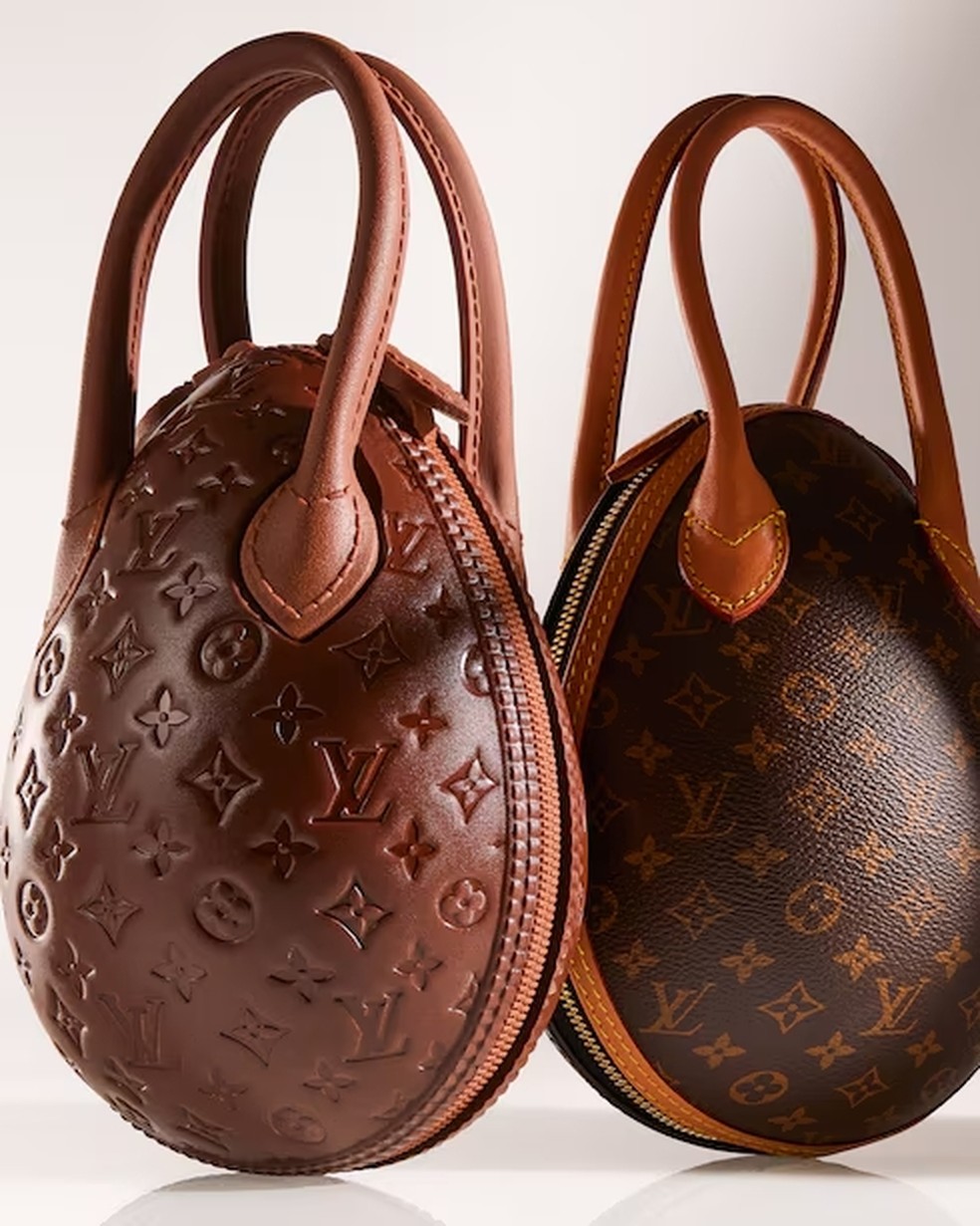 Louis Vuitton cria ovo de Páscoa inspirado em bolsa de luxo da marca — Foto: Divulgação