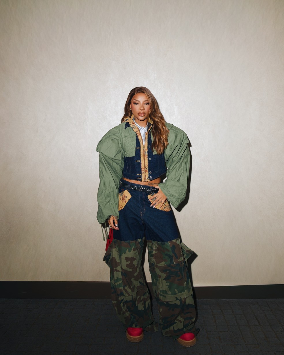 Ludmilla no Super Bowl 2026 — Foto: @stefflima