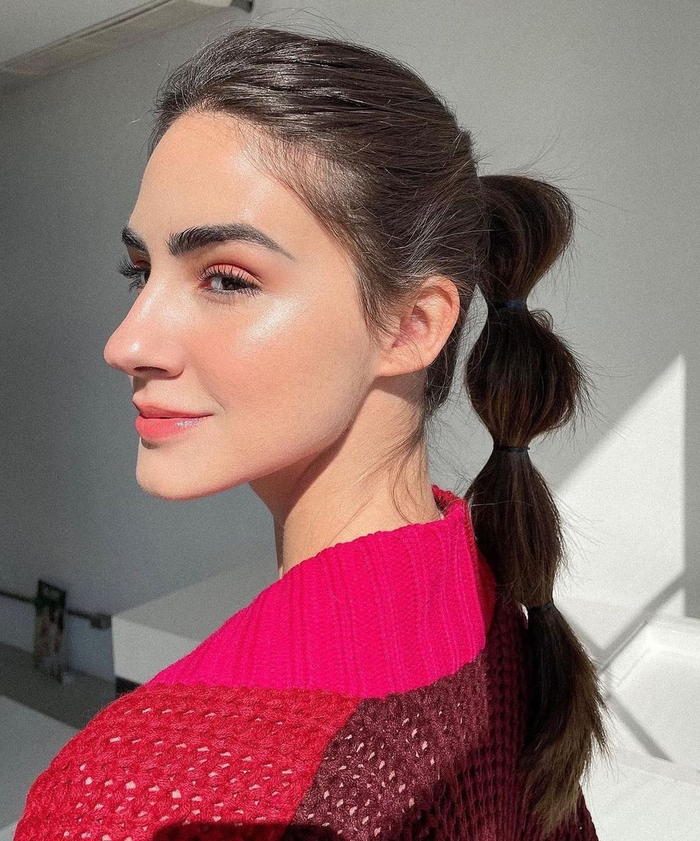 Carnaval 2025: ideias de penteado — Foto: Instagram @marcelecataldo