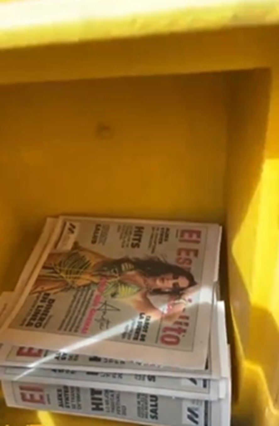 Jovem viraliza ao mostrar Anitta em capa de jornal estrangeiro
