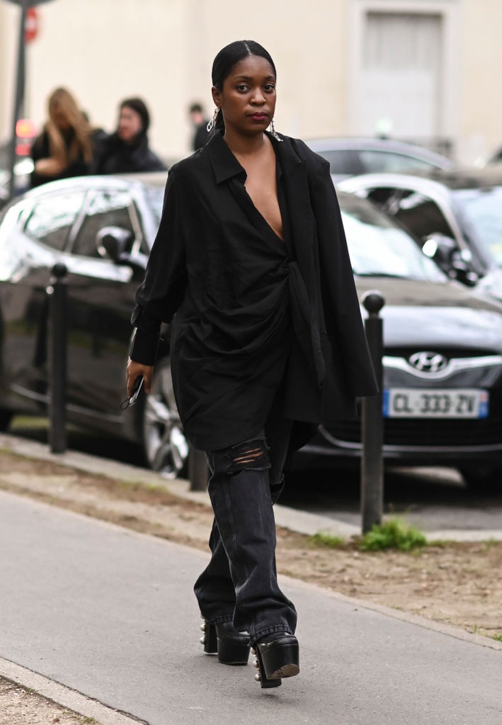 Look inspirador e all black? Temos! — Foto: Getty Images