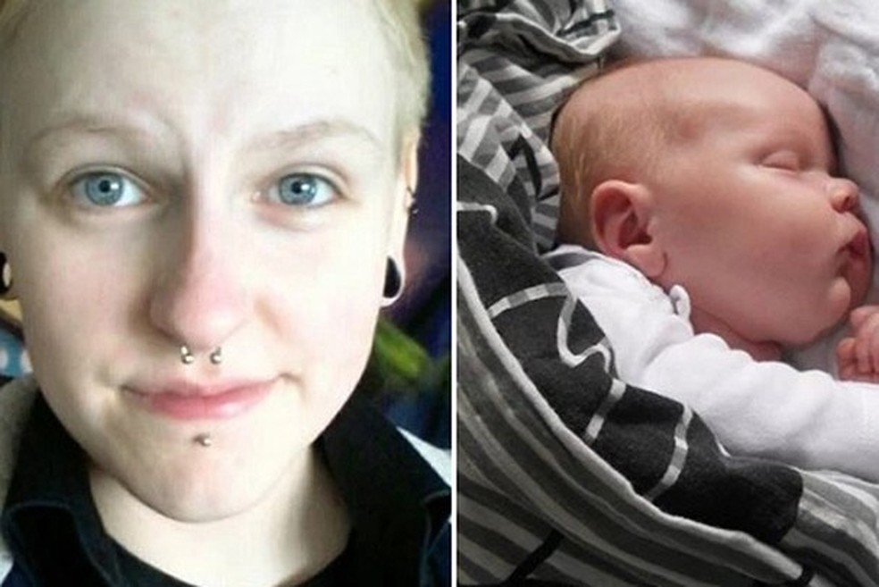 Henrý Steinn, de 19 anos, deu à luz uma menina (Foto: Reprodução/Facebook) — Foto: Glamour