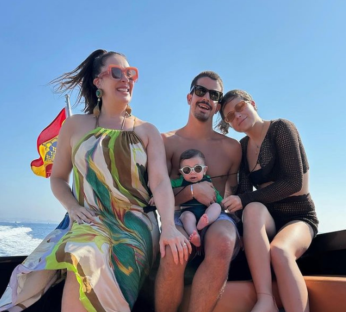 Claudia Raya disfruta de un viaje en barco por España con sus hijos: «Mis amores» |  Entretenimiento