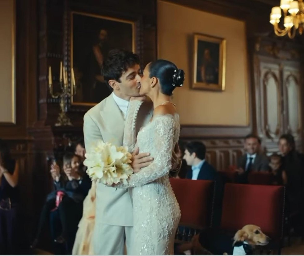 Charles Leclerc e Alexandra Saint Mleux — Foto: Reprodução/Instagram