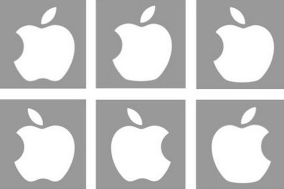Apenas 1% das pessoas consegue identificar corretamente o logo da Apple; Você consegue? — Foto: sharpbrains.com