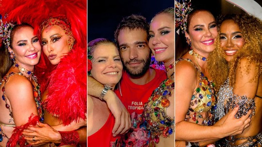 Paolla Oliveira curte folia ao lado de estrelas na Sapucaí: "Energia que só o Carnaval tem"
