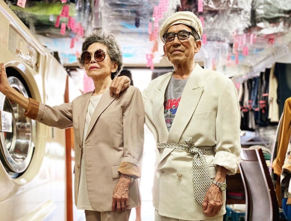 Estamos apaixonadas por este casal de idosos fashionista (Foto: Reprodução/Instagram) — Foto: Glamour
