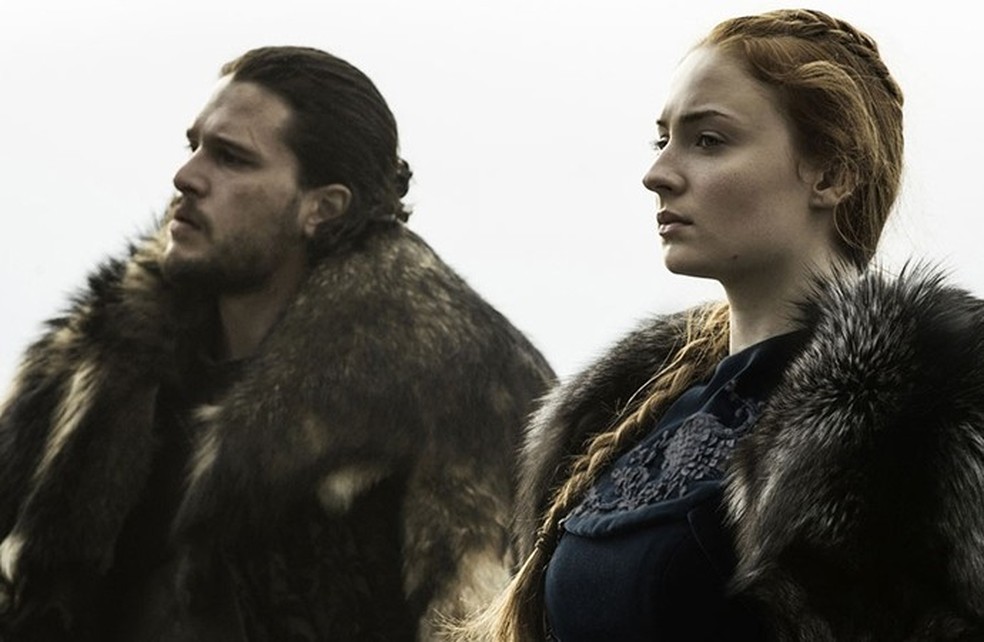 Jon Snow e Sansa Stark, de "Game of Thrones" (Foto: Reprodução) — Foto: Glamour