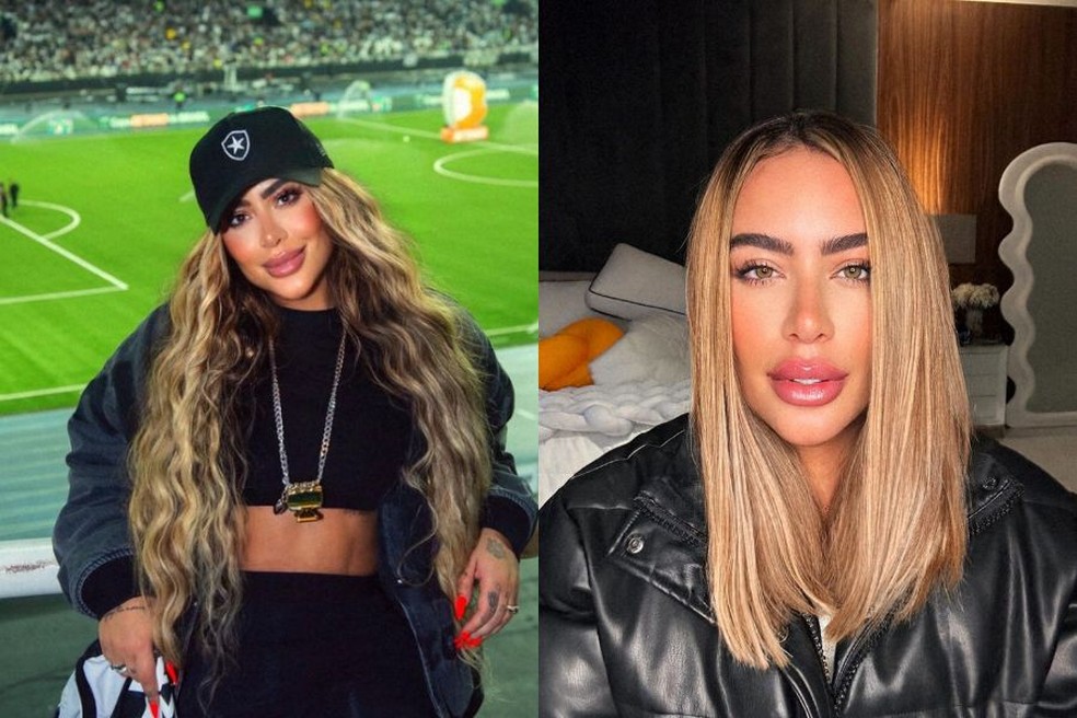 Antes e depois Rafaella Santos — Foto: Reprodução/Instagram