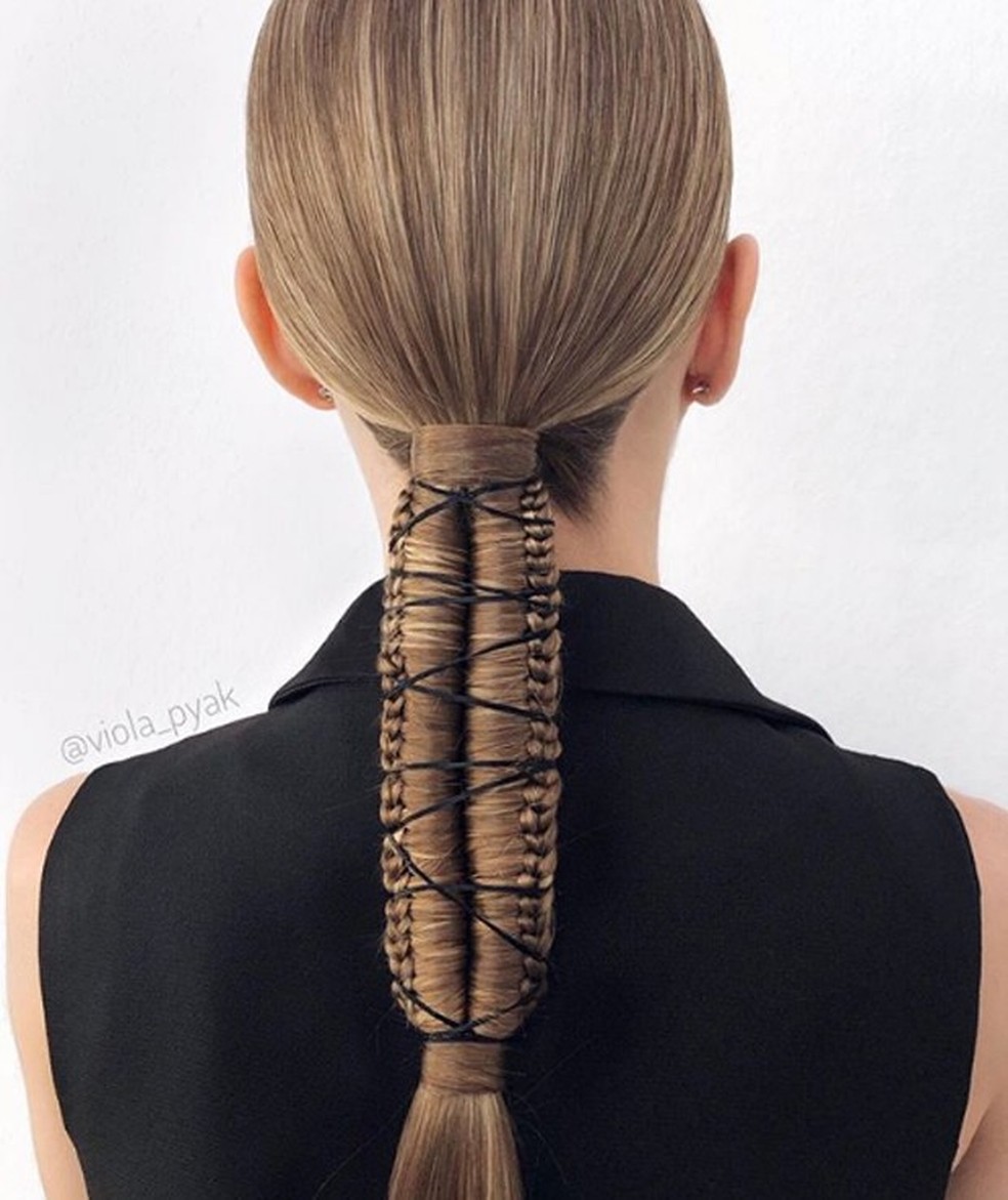 Os penteados de Viola Pyak (Foto: Reprodução / Instagram ) — Foto: Glamour