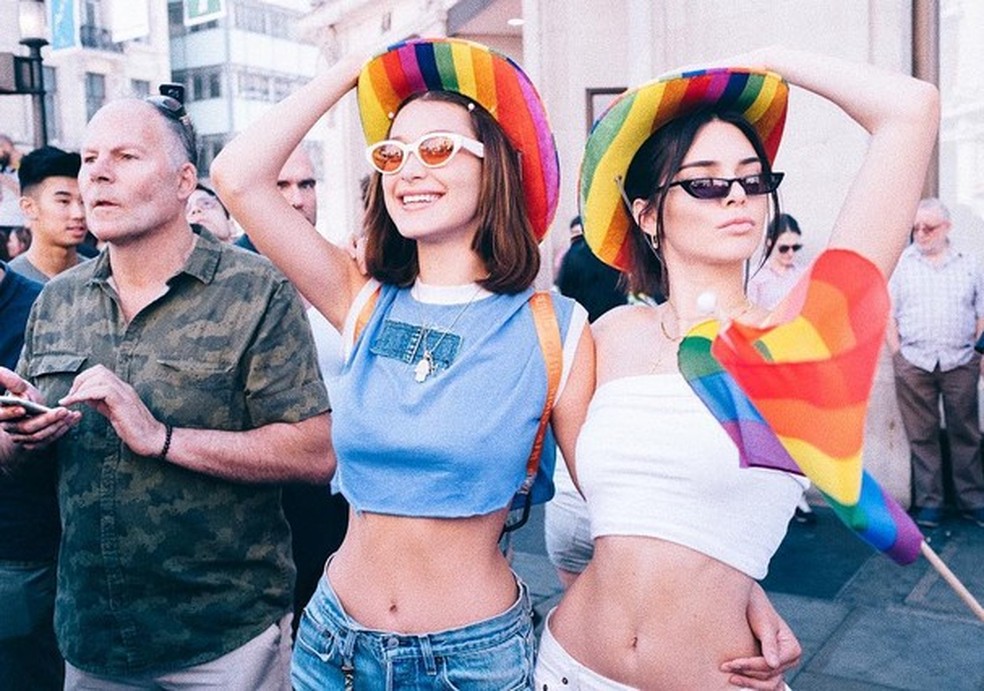 Bella Hadid e Kendall Jenner (Foto: Instagram/Reprodução) — Foto: Glamour