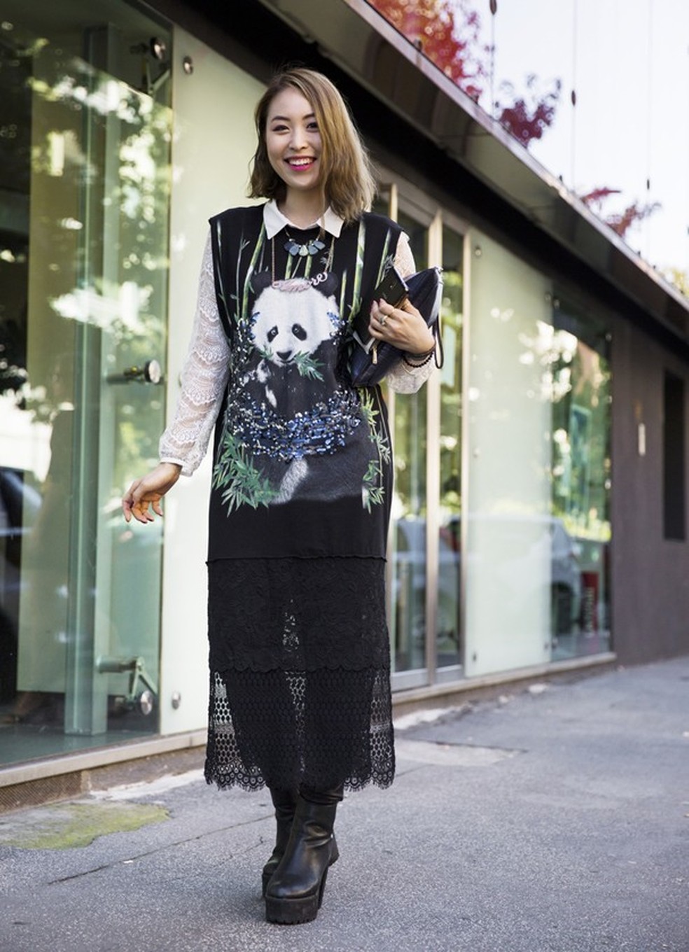 Street style em Milão (Foto: Imaxtree) — Foto: Glamour