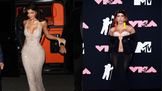Kylie Jenner usa vestido com a mesma chave no decote de Anitta