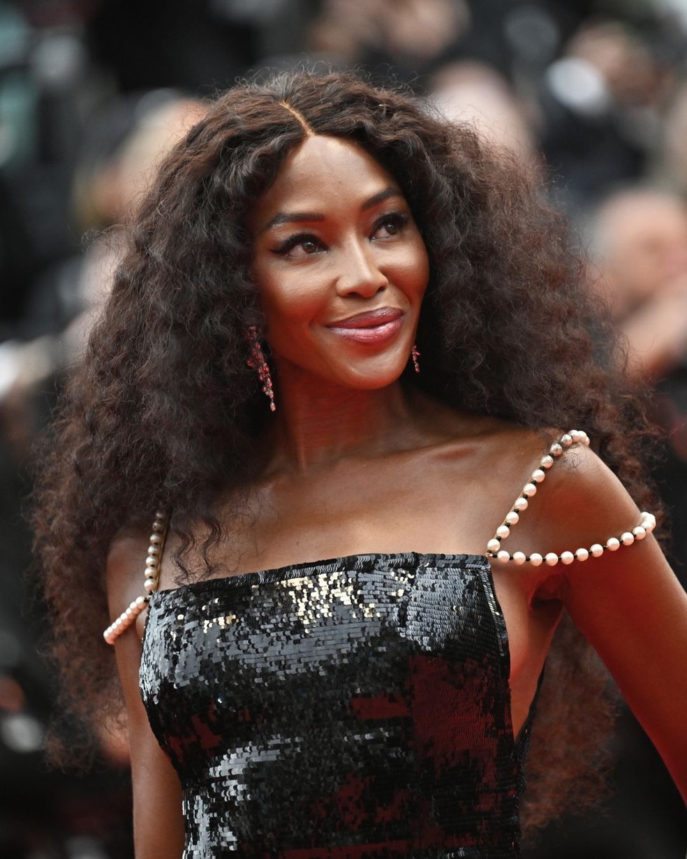 Naomi Campbell no Festival de Cannes em 2024 — Foto: Getty Images