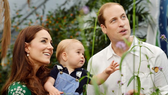 Kate Middleton e Príncipe William publicam vídeo de borboletas e relembram passeio com o filho George
