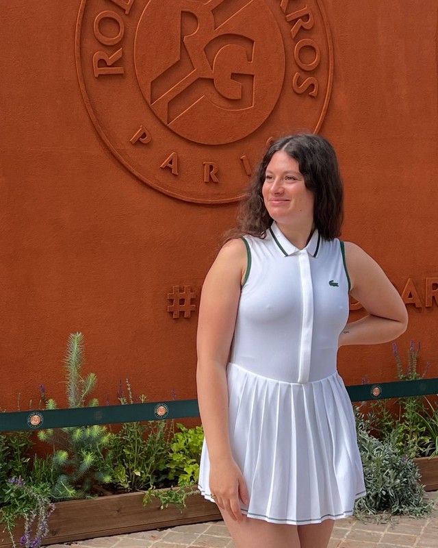 Essa peça foi a queridinha das fashionistas em Roland Garros