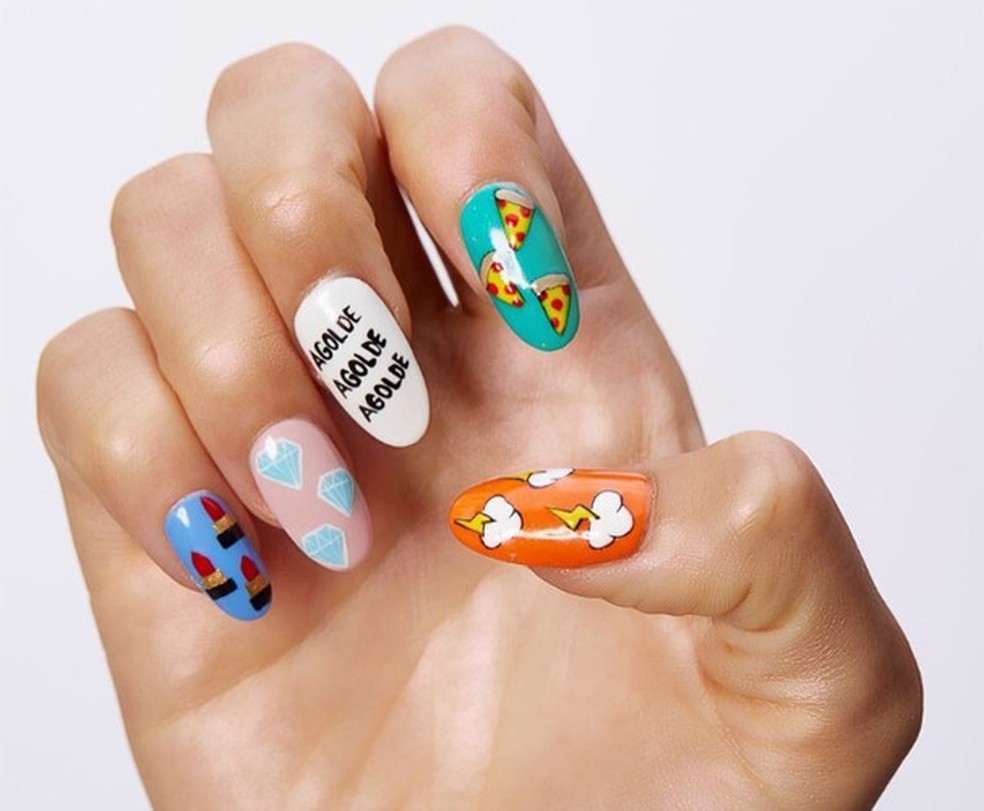 Unhas decoradas (Foto: Instagram/Reprodução) — Foto: Glamour