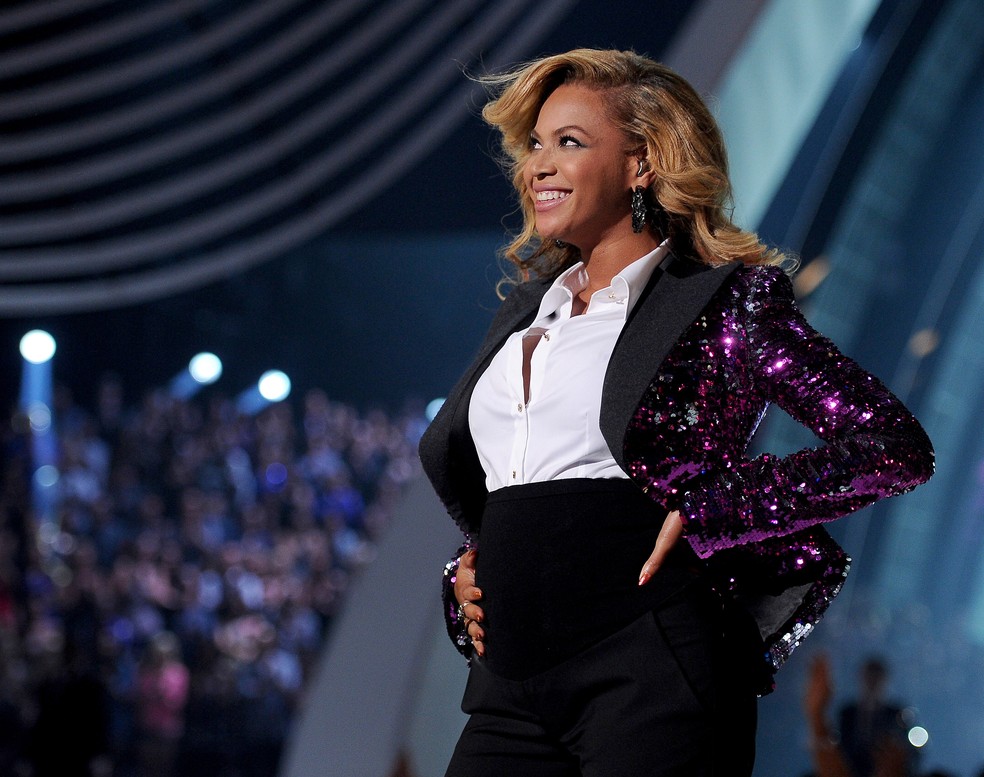 Beyoncé, no MTV VMA em 2011 — Foto: Getty Images
